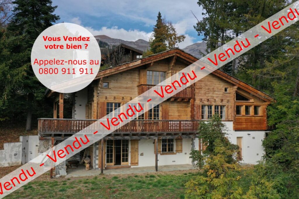 Exclusive – Chalet in Crans-Montana – CHF 1,800,000 – Sale to foreign buyers permitted